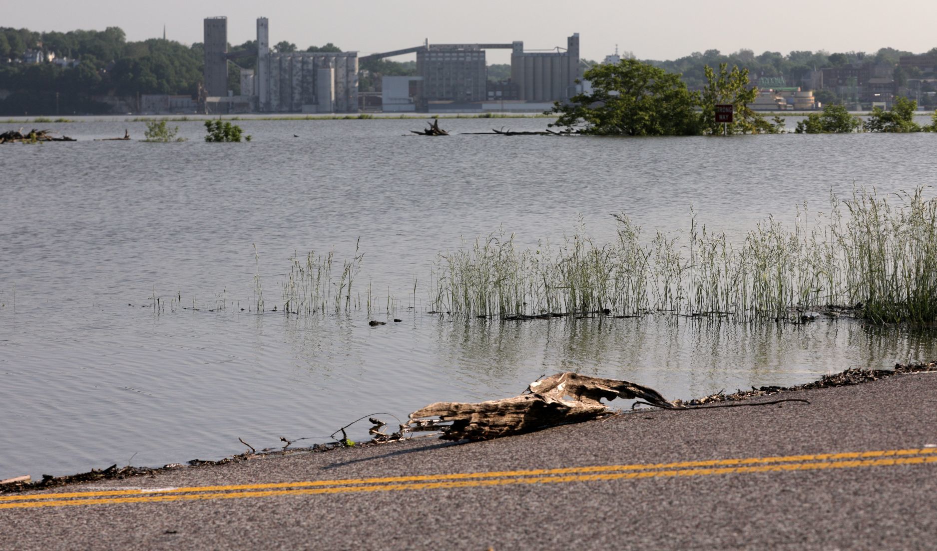 Flood waters in West Alton continue to rise